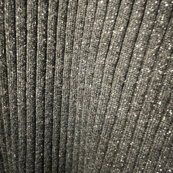 Chicos Womens Black Sparkle Turtleneck Sweater Size Large - Picture 3 of 4